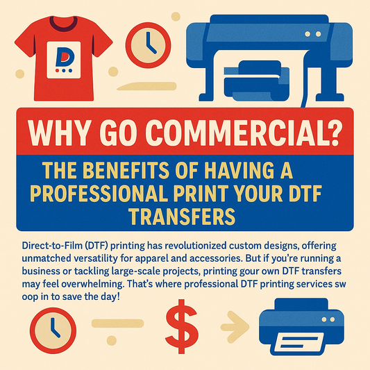 Why Go Commercial? The Benefits of Having a Professional Print Your DTF Transfers