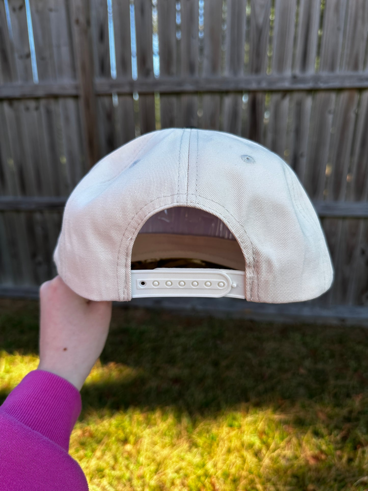 Leaf Camo Brim Canvas Blank Hat (SNAP CLOSURE) - Texas Transfers and Designs