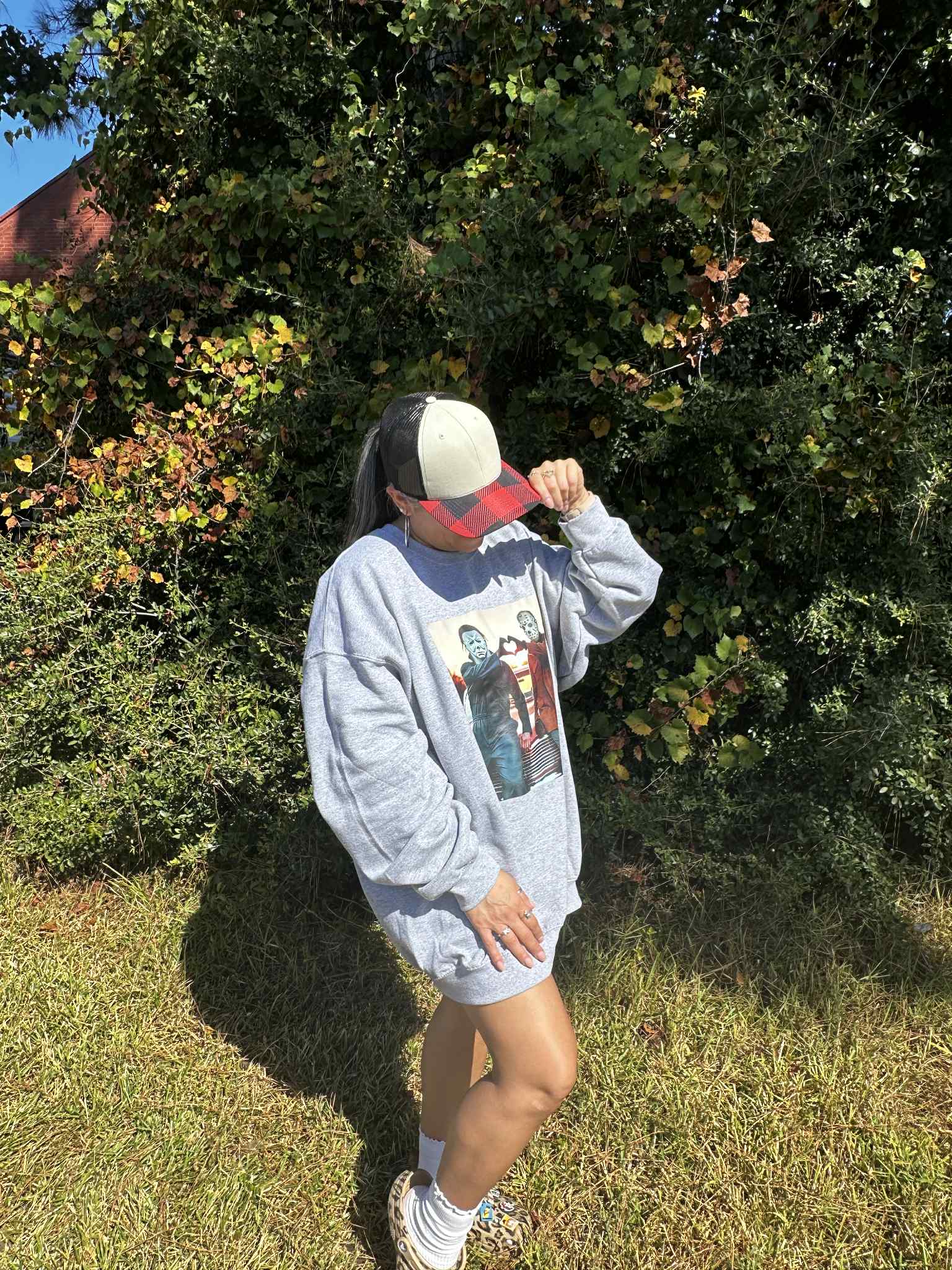 Buffalo Plaid Brim Hat - Texas Transfers and Designs