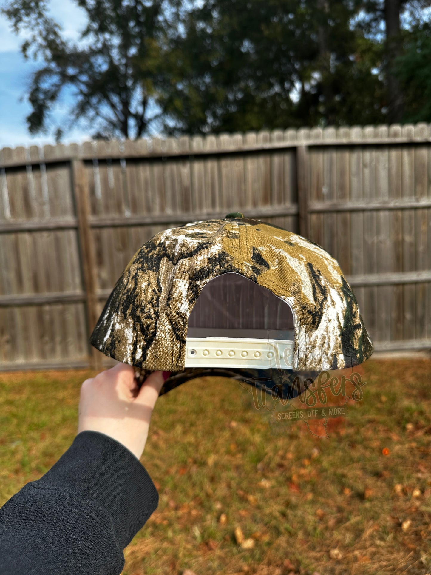 Full Leaf Camo Canvas Blank Hat
