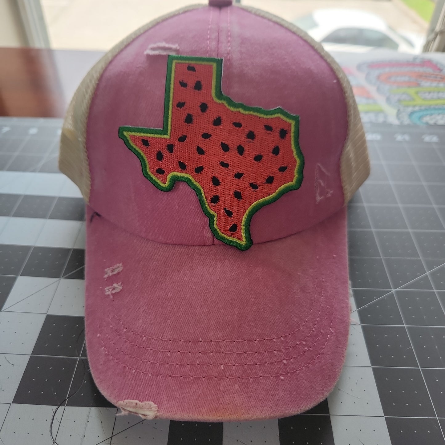 Watermelon Texas Iron-On PATCH - Texas Transfers and Designs