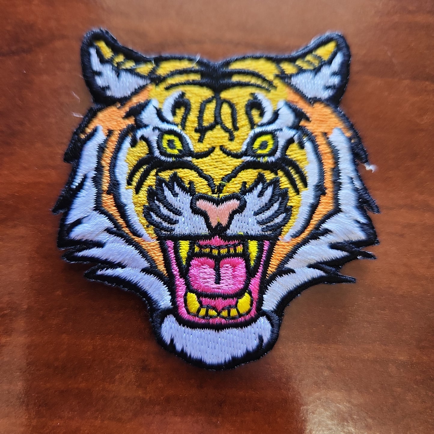 Tiger Iron-On PATCH - Texas Transfers and Designs