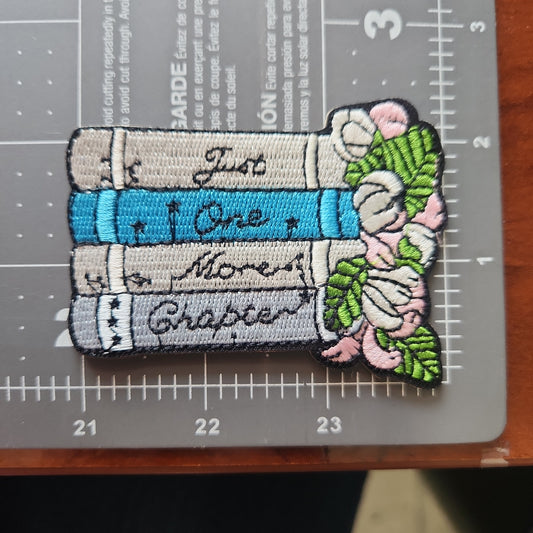 Just One More Chapter Books Iron-On PATCH