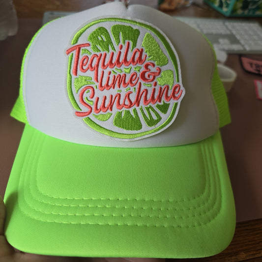 Tequila Lime Sunshine Iron-On PATCH - Texas Transfers and Designs