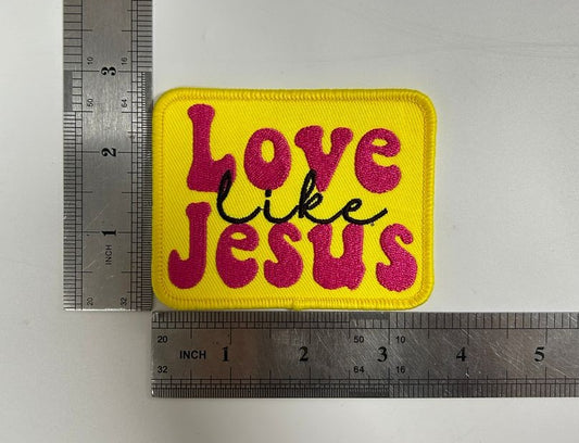 PRE-ORDER Arriving 5/10 Love Like Jesus Iron-On PATCH