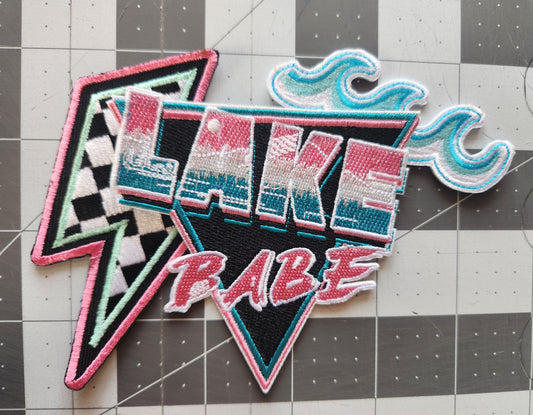 Lake Babe Retro Iron-On PATCH - Texas Transfers and Designs