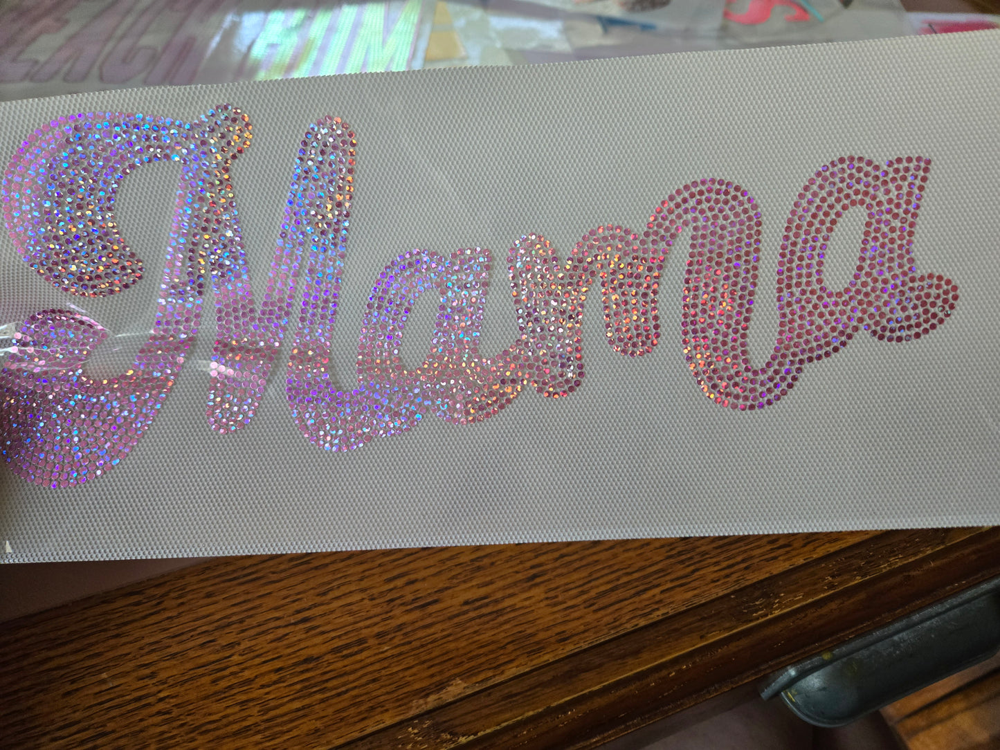 Mama Spangle Transfer - Texas Transfers and Designs