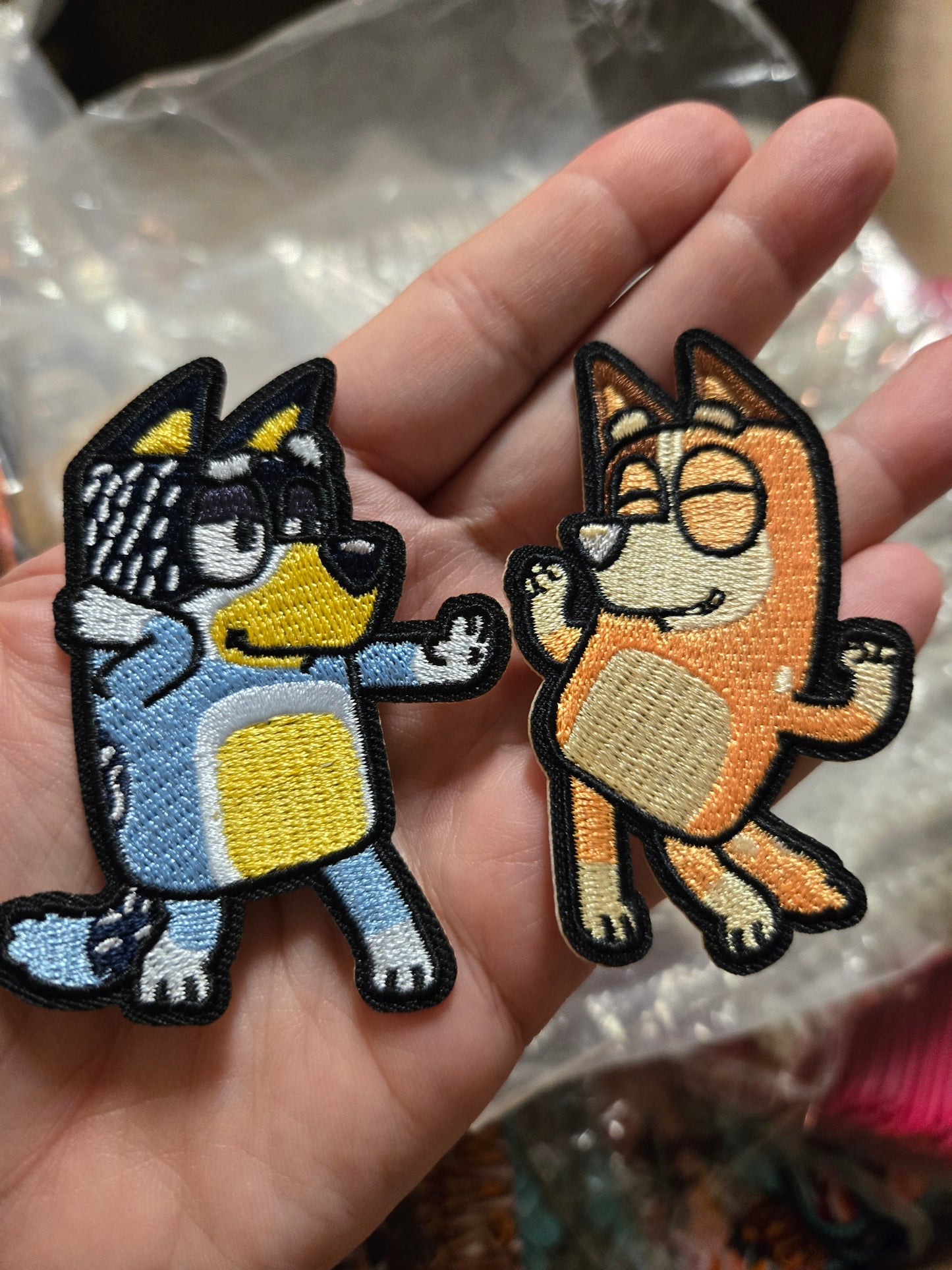 Blue Parents Iron-On Patch - Texas Transfers and Designs