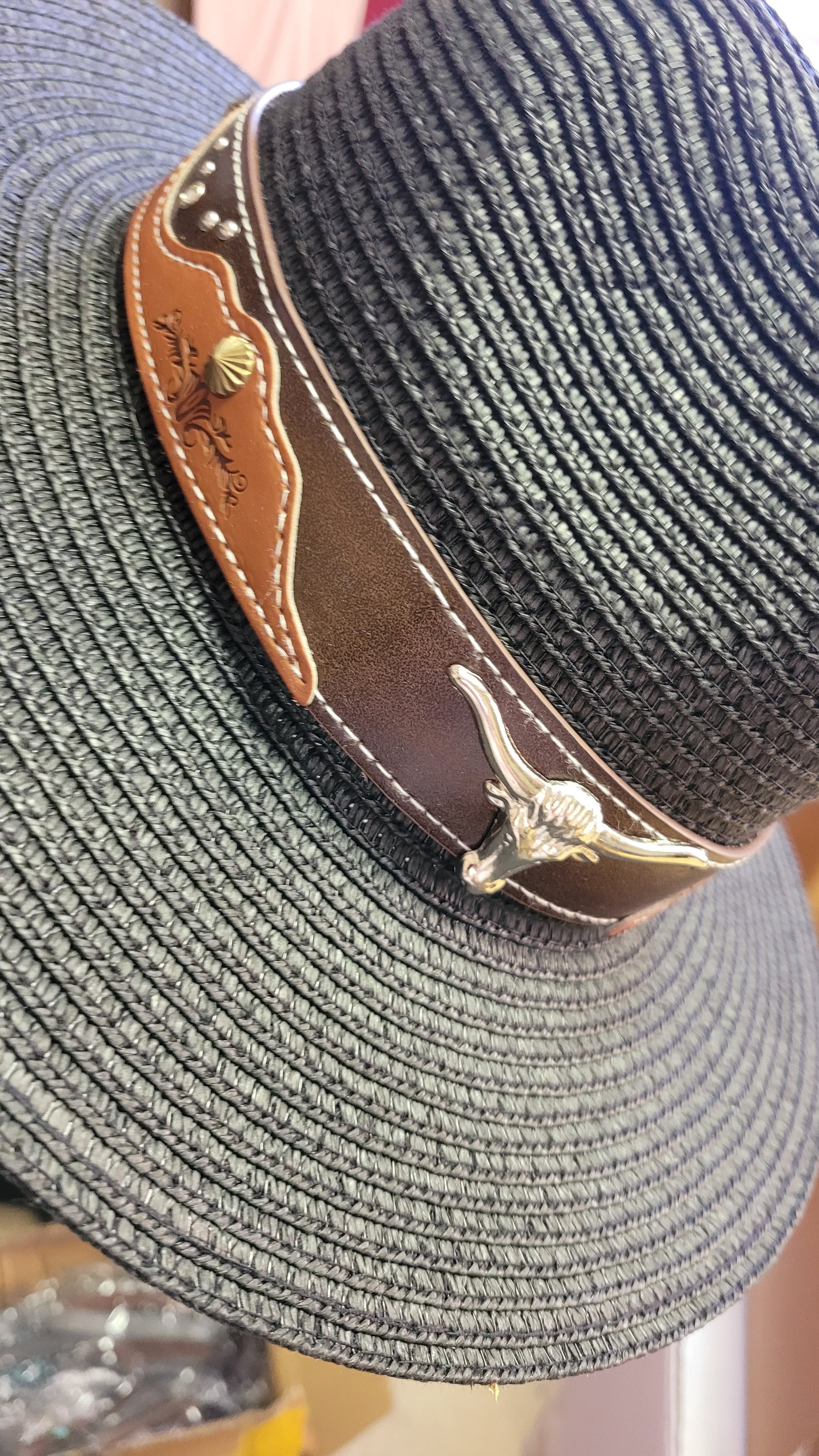 Wide Brim Hat Bands (Multiple Options) - Texas Transfers and Designs
