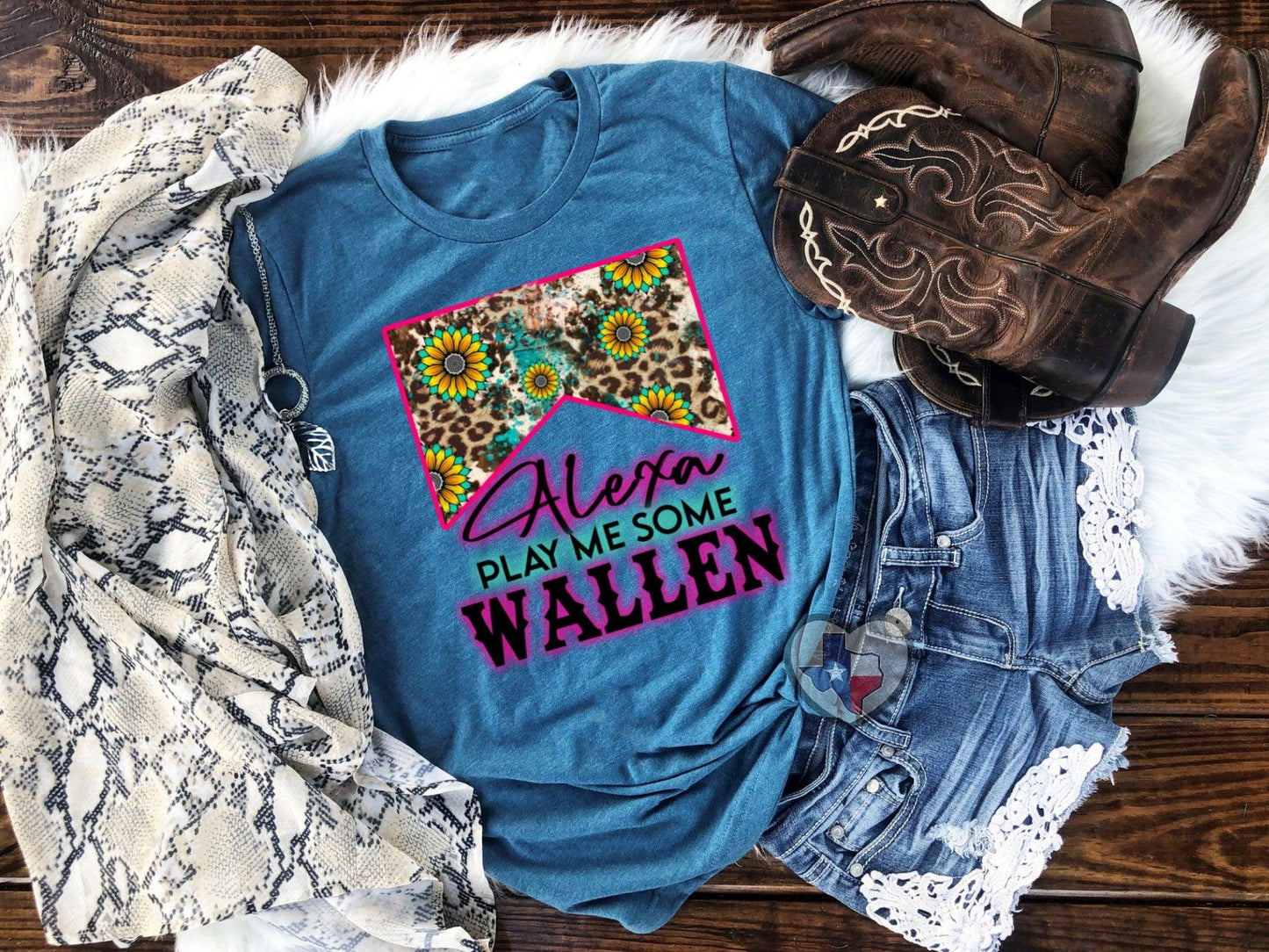 Alexa Play Me Some Wallen DTF - Texas Transfers and Designs