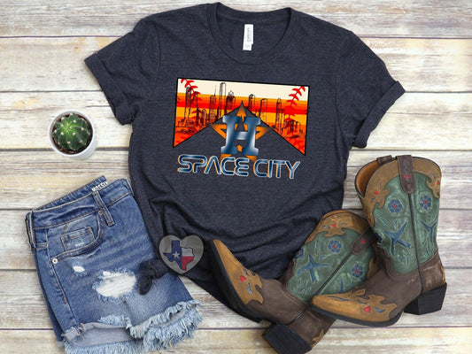 Space City COWBOY DTF - Texas Transfers and Designs