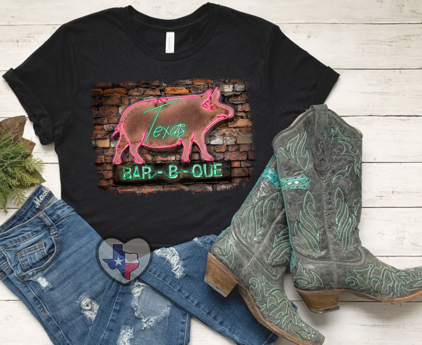 Texas BBQ Pig *EXCLUSIVE DTF - Texas Transfers and Designs