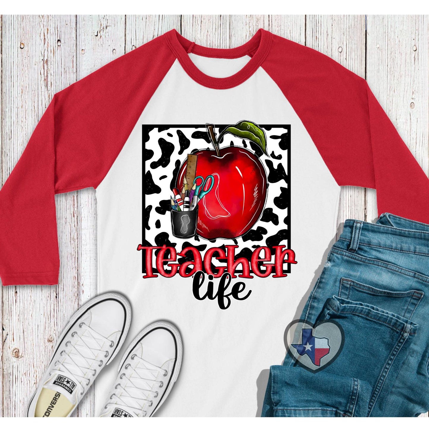 Teacher Life DTF - Texas Transfers and Designs