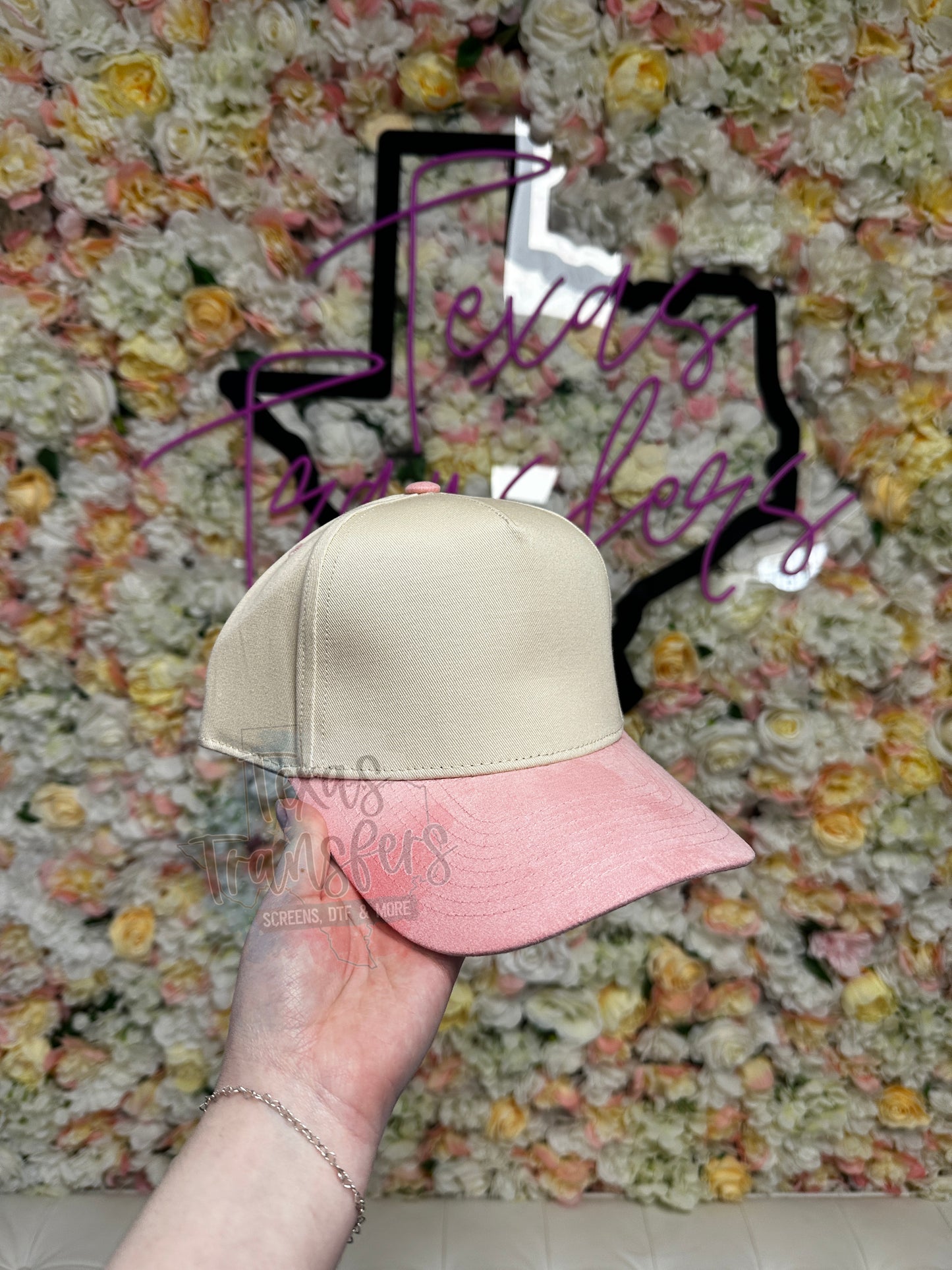 Faux Suede Brim Canvas Hat (Multiple Options)