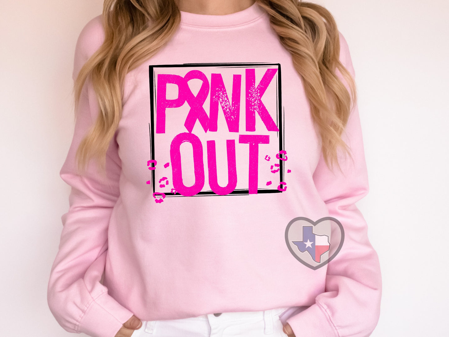 Pink Out DTF - Texas Transfers and Designs