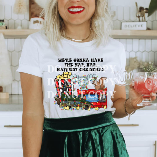 Hap Hap Happiest Christmas (Griswold) DTF - Texas Transfers and Designs