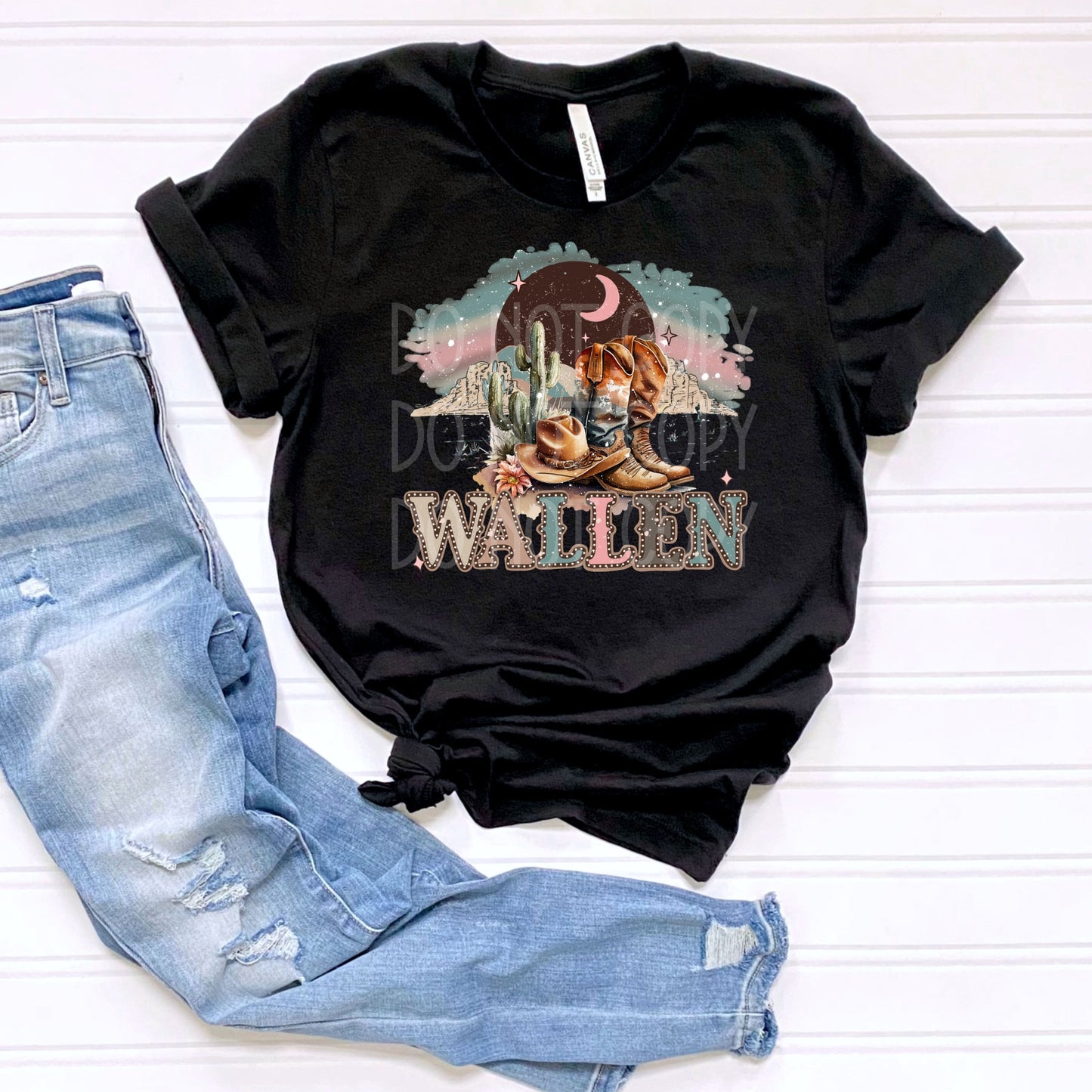 Wallen Boots DTF - Texas Transfers and Designs