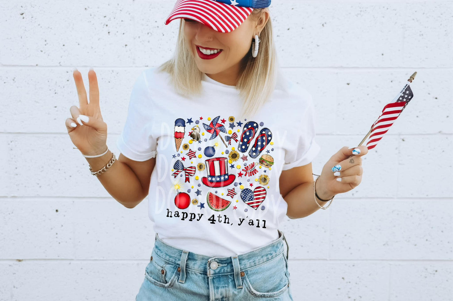 Happy 4th Collage DTF - Texas Transfers and Designs