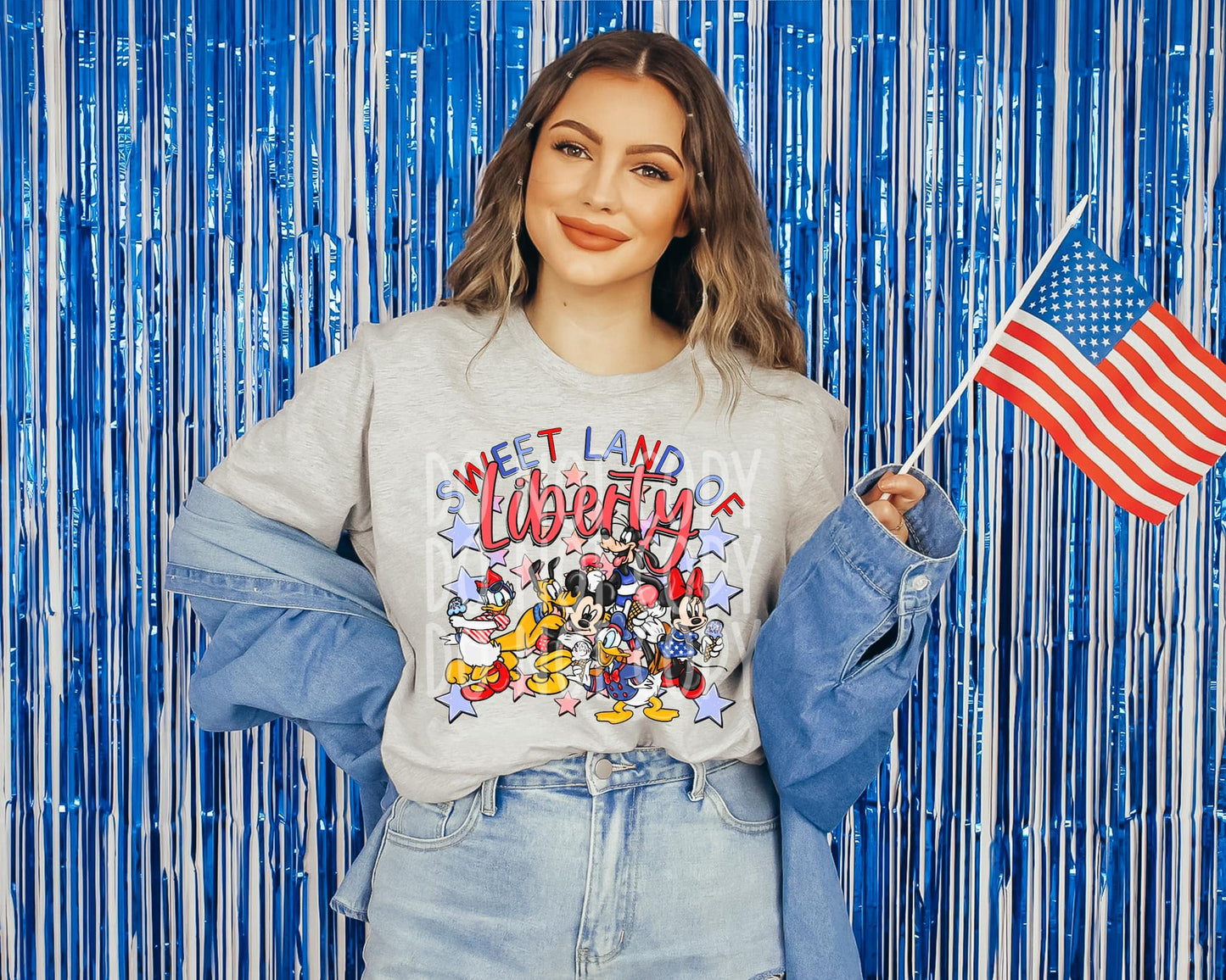 Sweet Land of Liberty Friends DTF - Texas Transfers and Designs