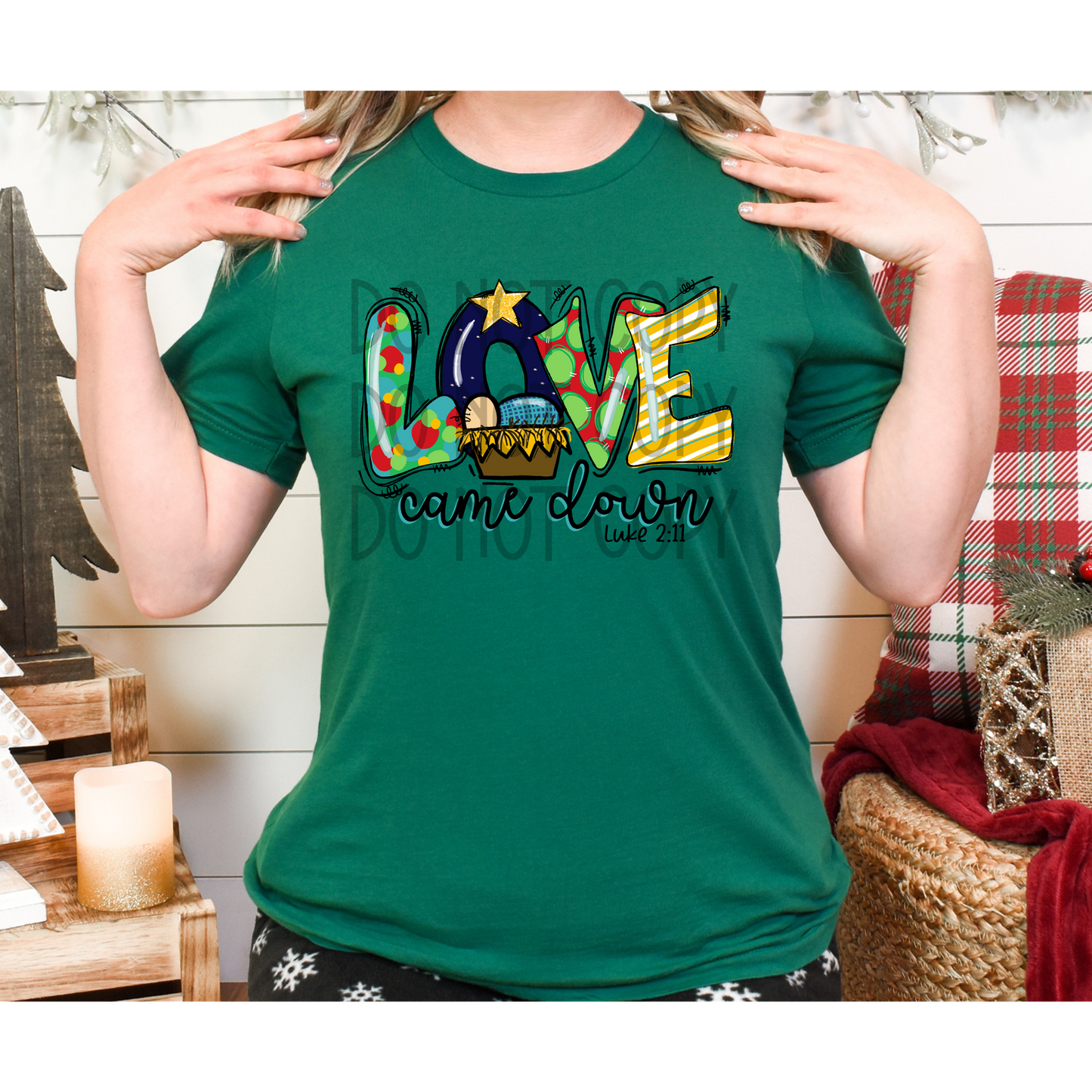 Love Came Down DTF - Texas Transfers and Designs