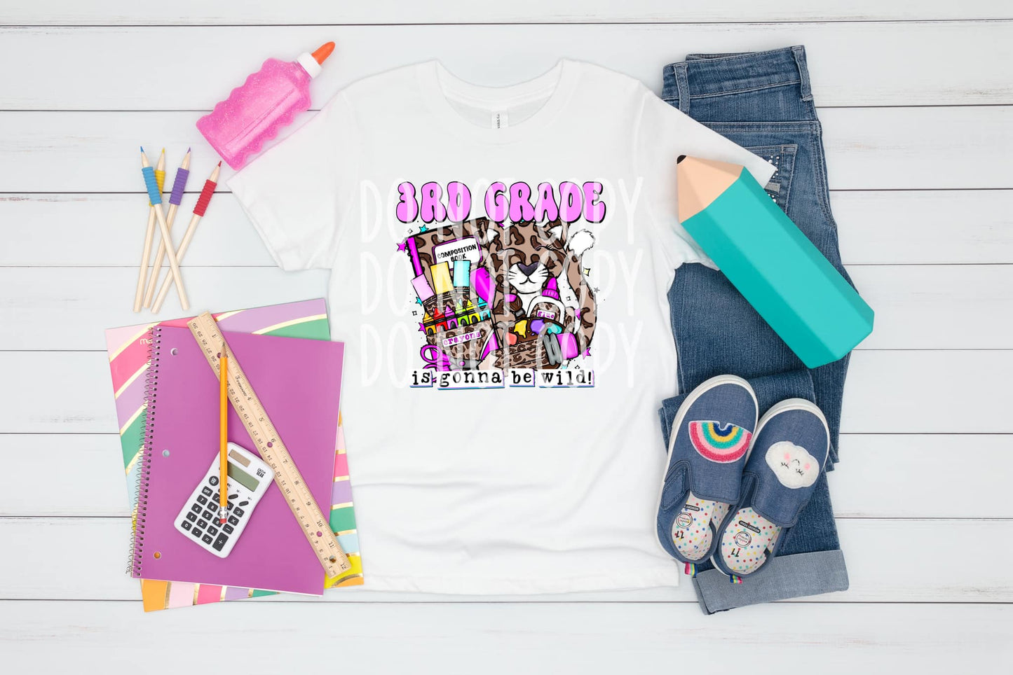 Third Grade is Gonna be Wild DTF - Texas Transfers and Designs