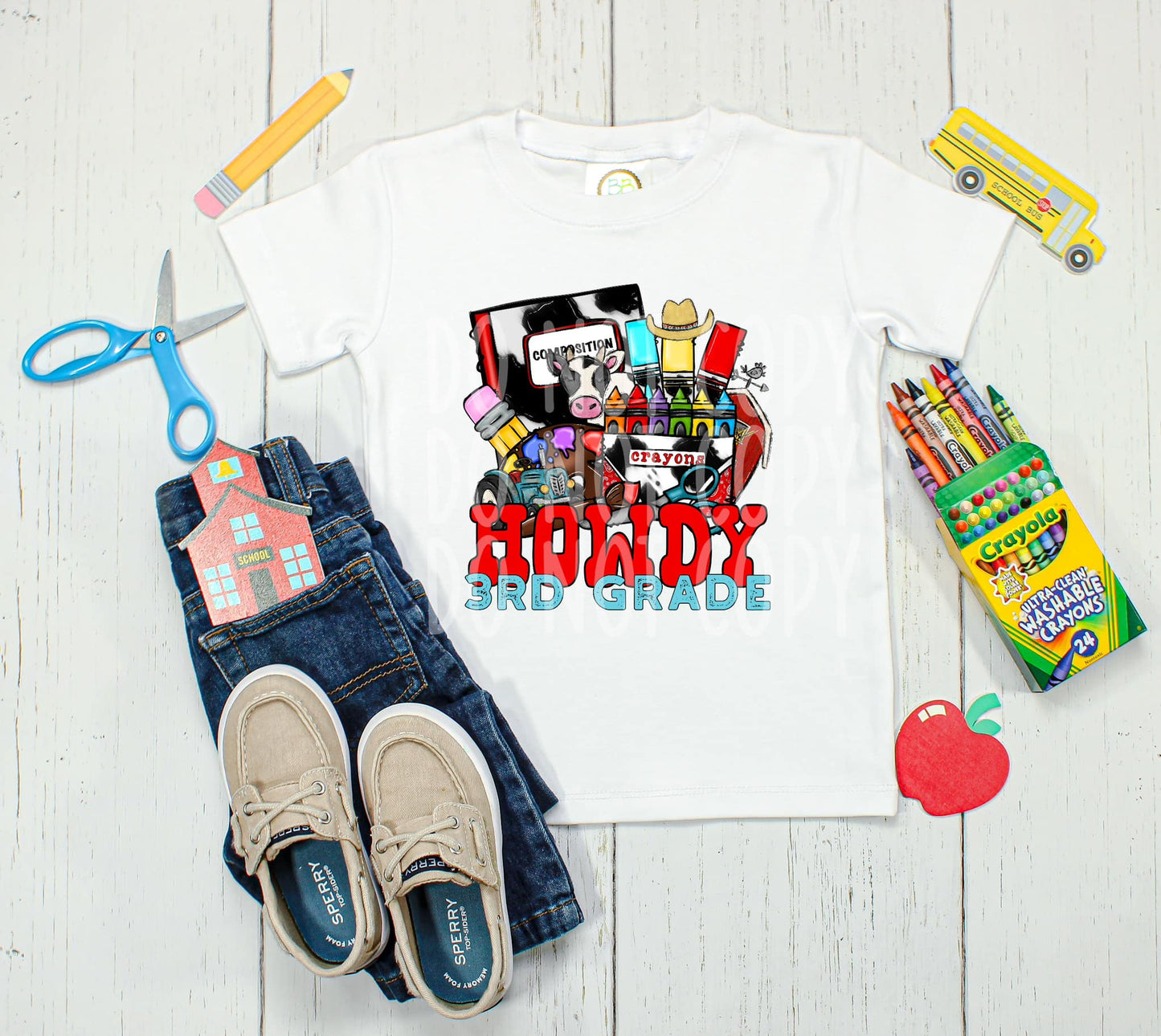 Howdy 3rd Grade DTF - Texas Transfers and Designs