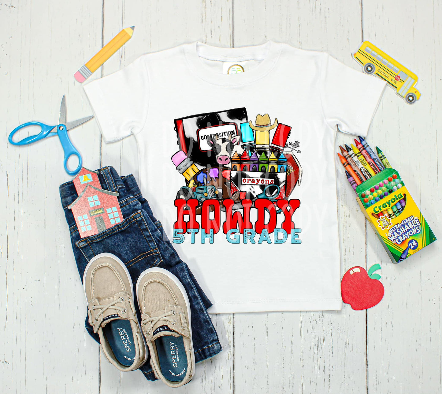 Howdy 5th Grade DTF - Texas Transfers and Designs