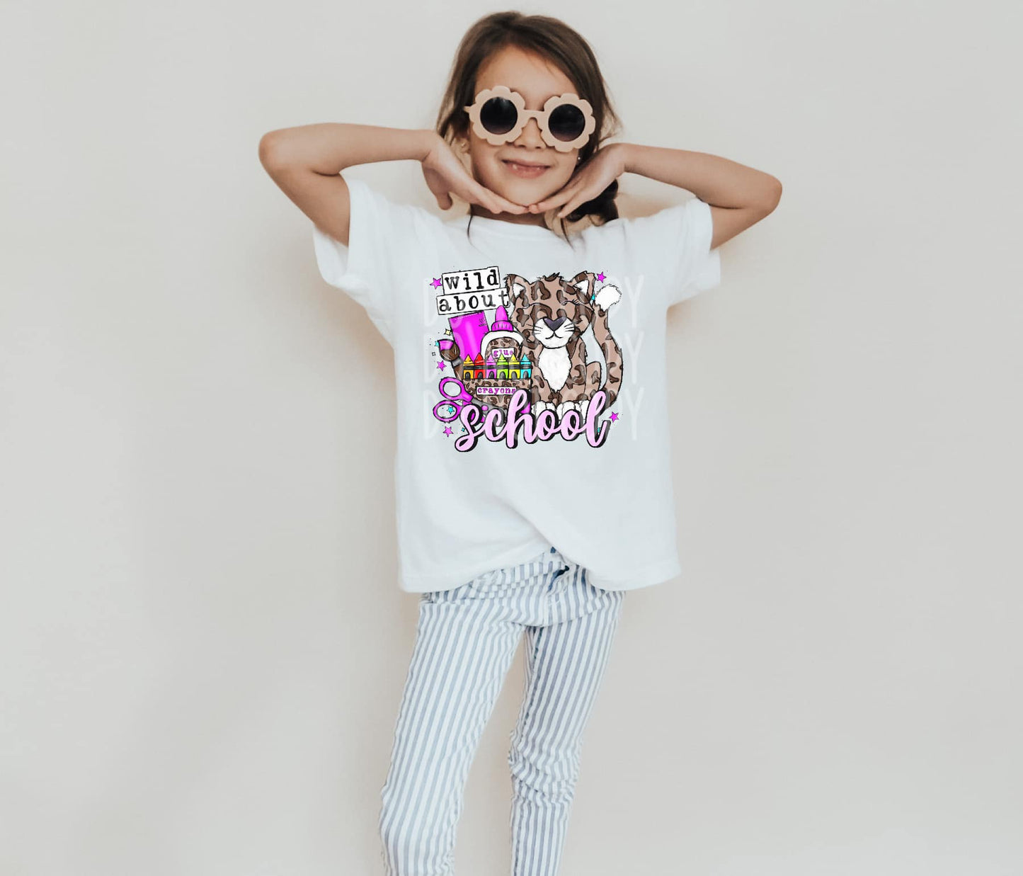 Wild About School DTF - Texas Transfers and Designs