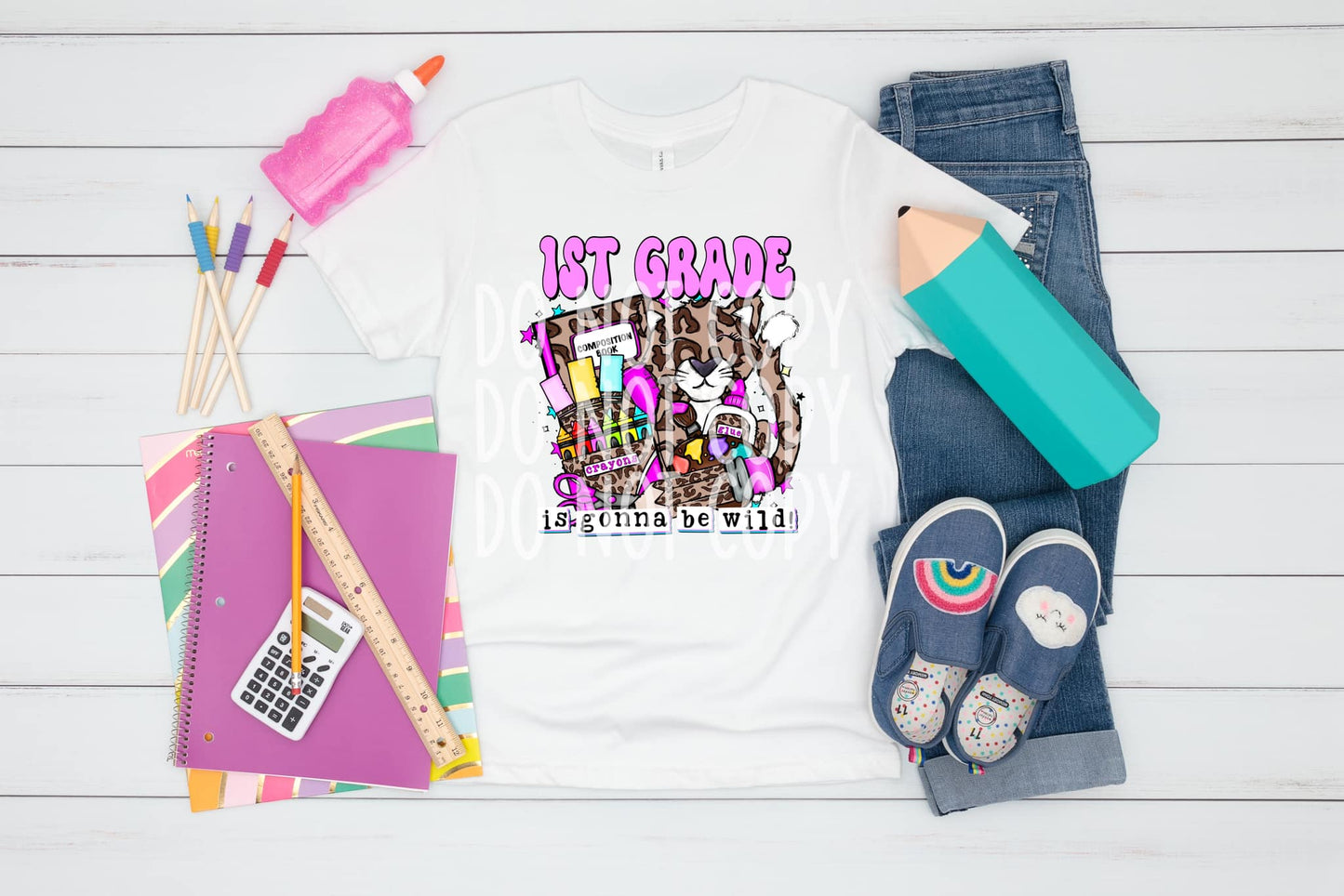 First Grade is Gonna be Wild DTF - Texas Transfers and Designs