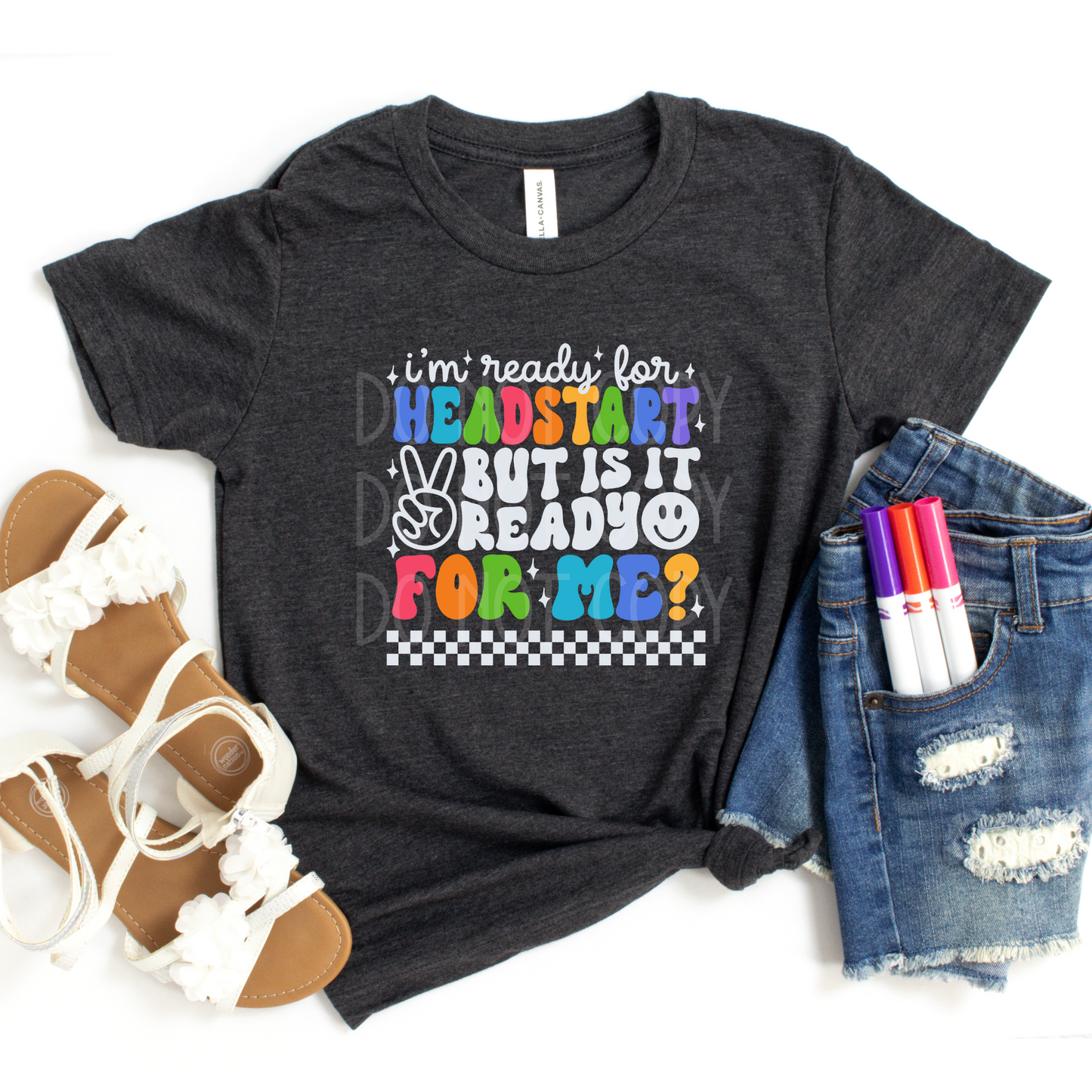 Ready for Head Start WHITE DTF - Texas Transfers and Designs