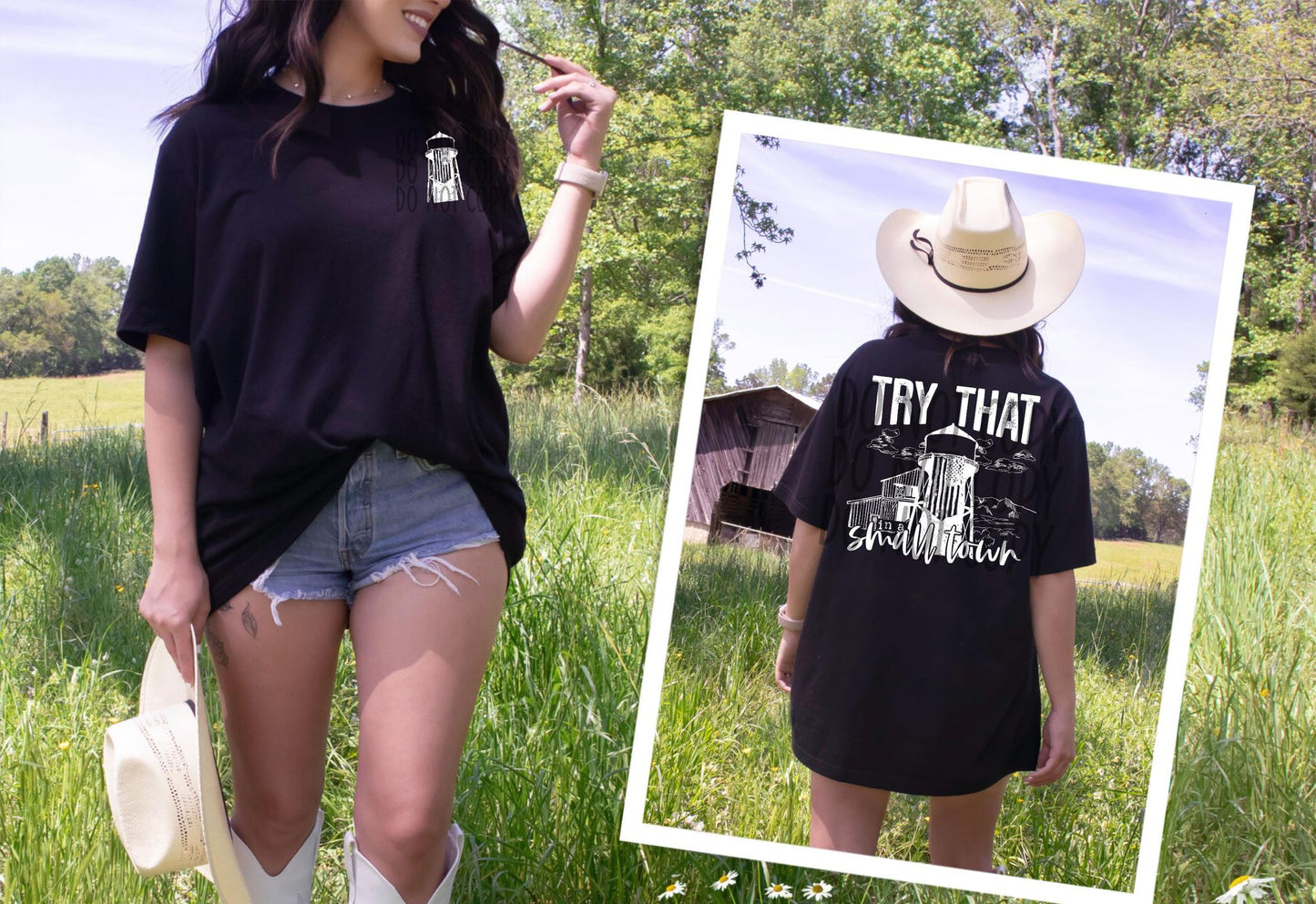 PRE-ORDER Try That in a Small Town *EXCLUSIVE* (CUSTOMIZABLE) DTF
