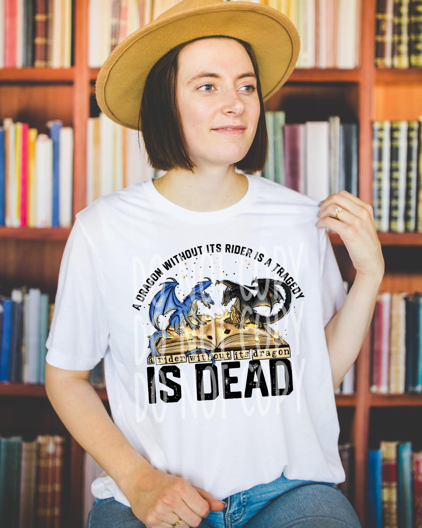 A Dragon Without Its Rider DTF - Texas Transfers and Designs