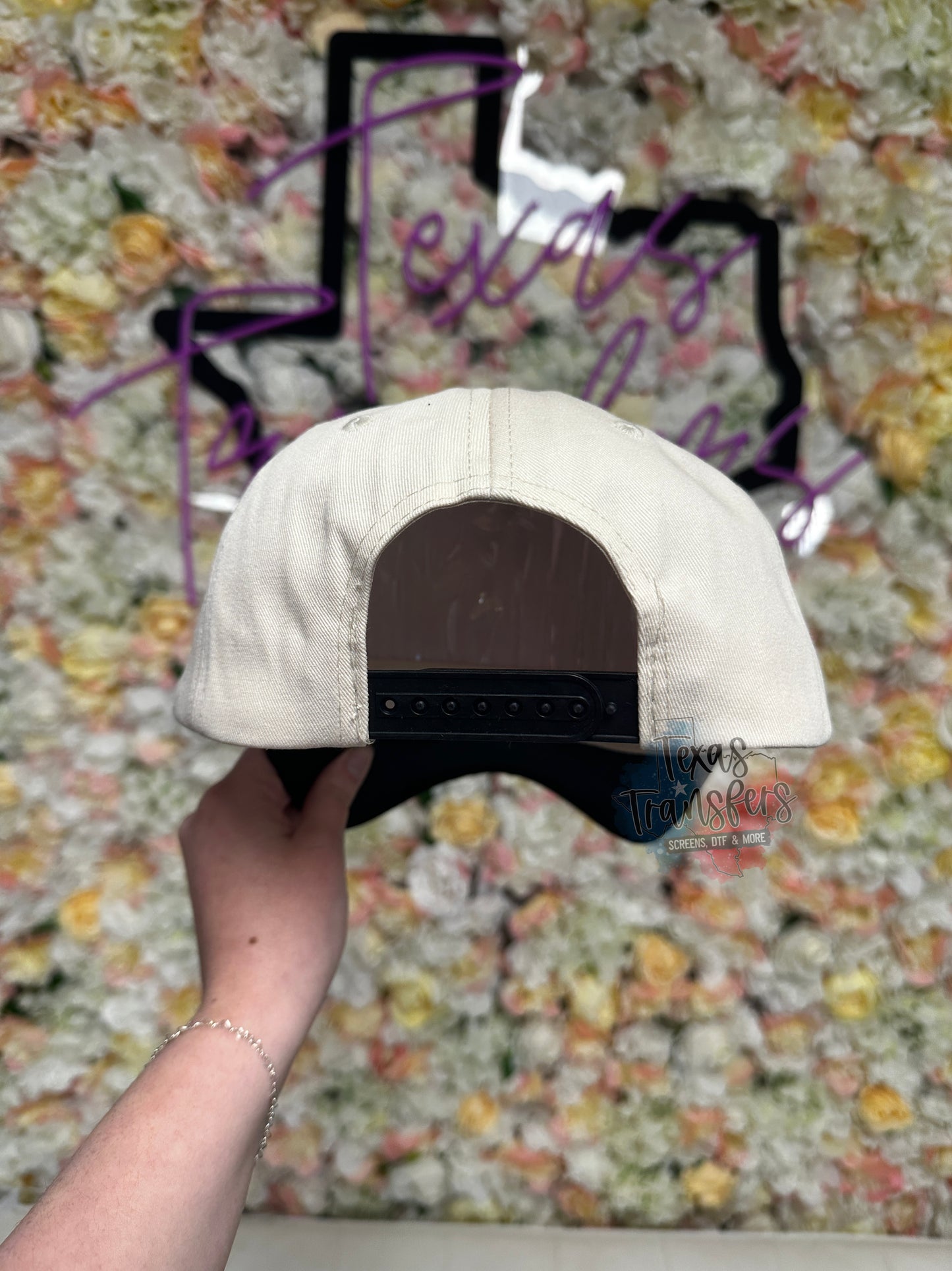 Black Canvas Brim Blank Hat - Texas Transfers and Designs