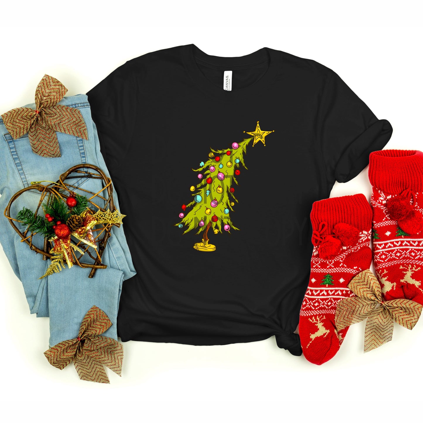 Christmas Tree Who DTF - Texas Transfers and Designs