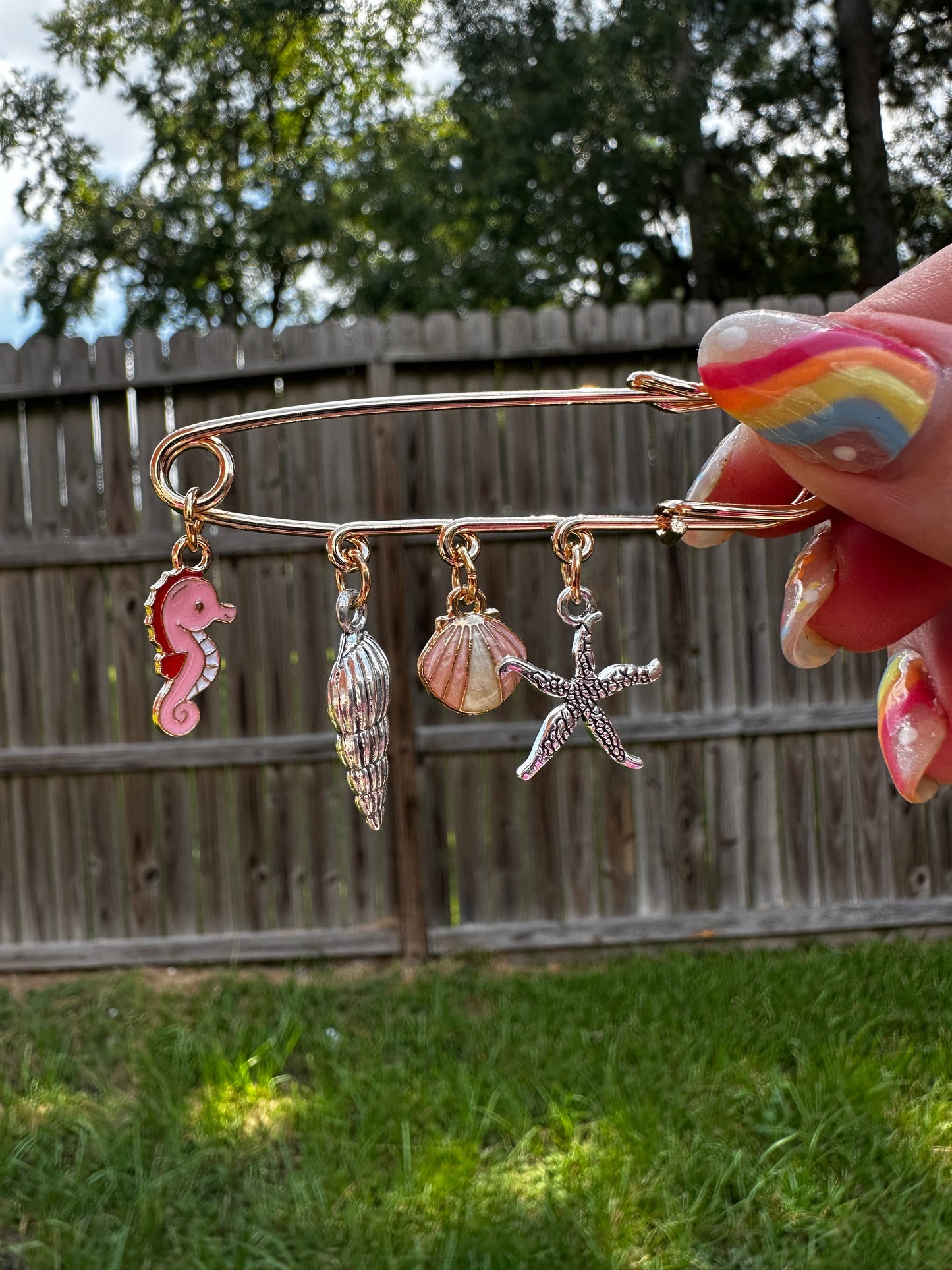 Hat Pins with Charms - Texas Transfers and Designs