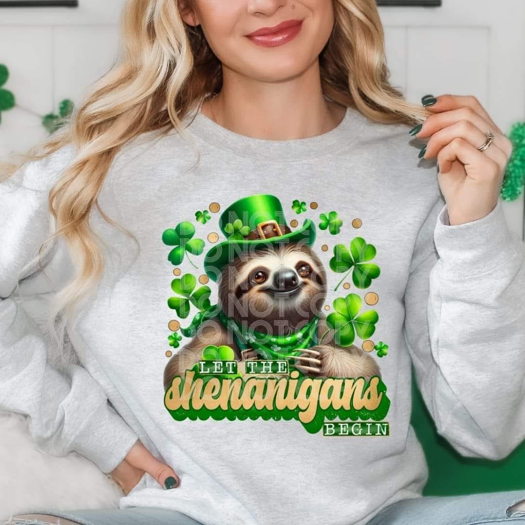 Let the Shenanigans Begin DTF - Texas Transfers and Designs