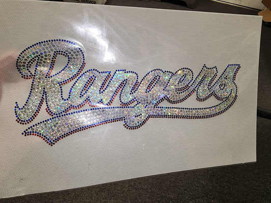 Rangers Spangle Transfer - Texas Transfers and Designs
