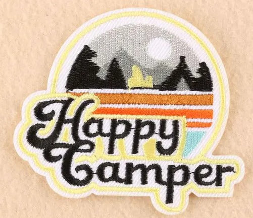 Happy Camper Iron-On PATCH
