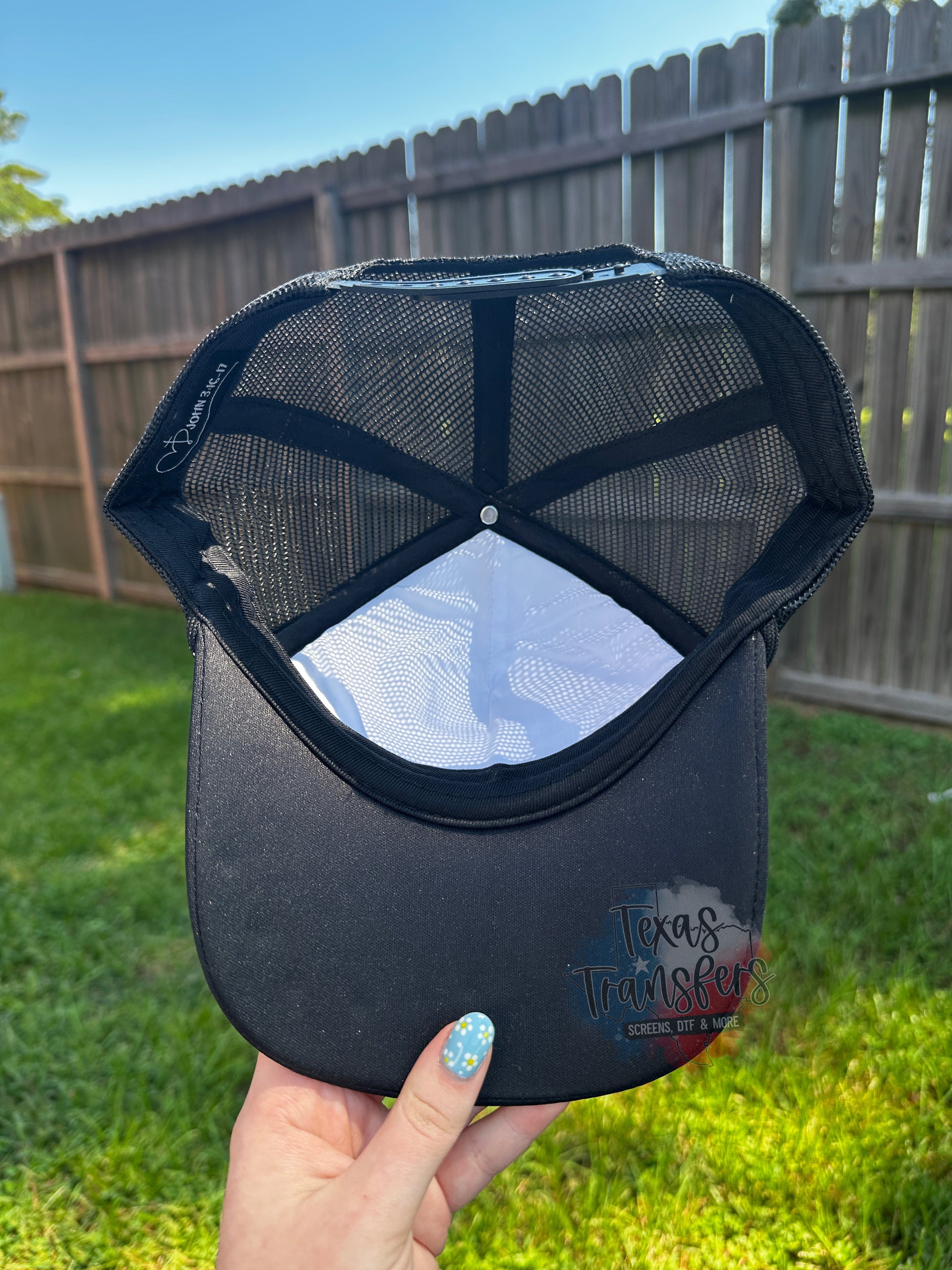 Christmas Lights Premium Trucker Hat - Texas Transfers and Designs