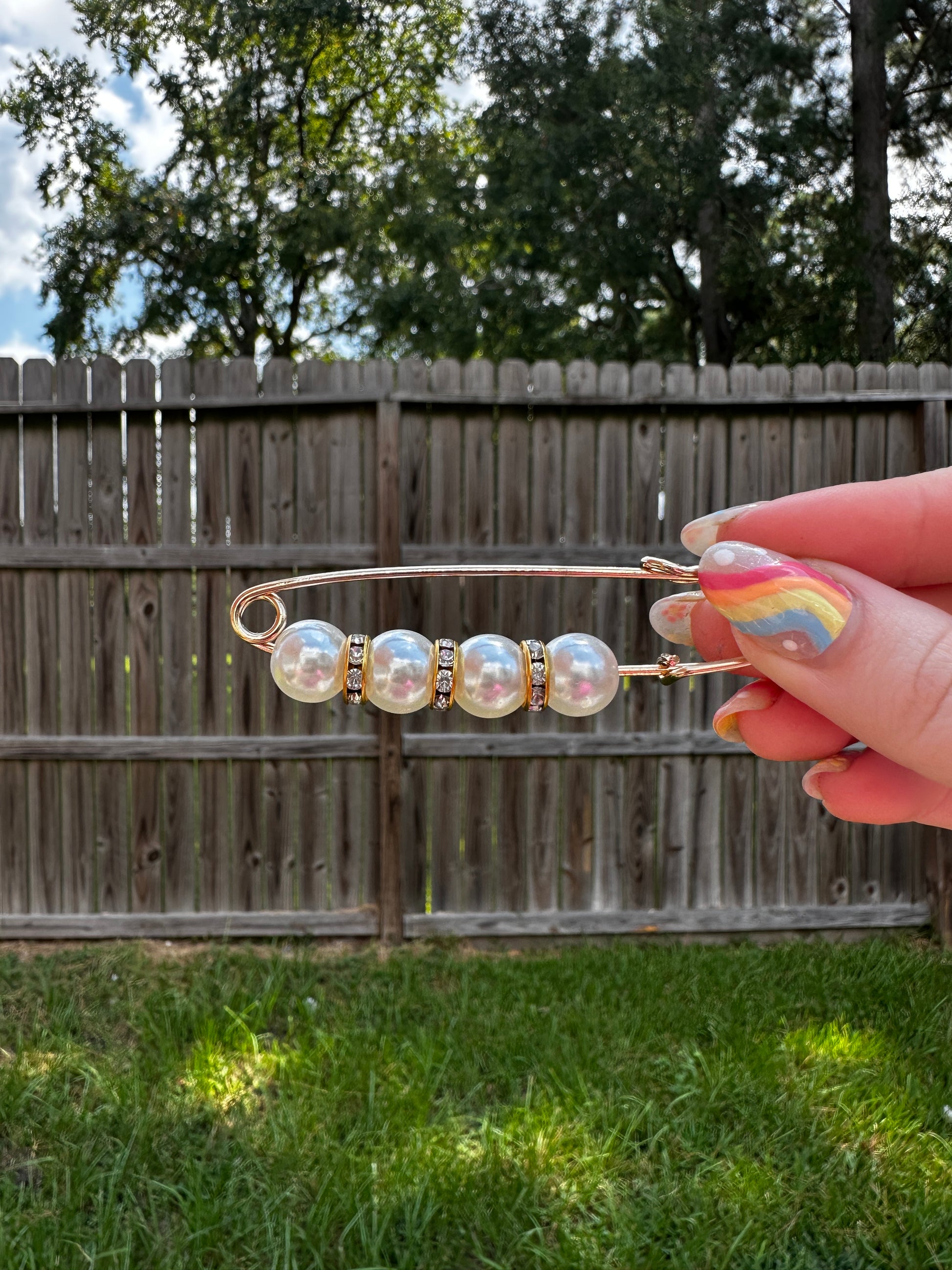 Hat Pins with Beads - Texas Transfers and Designs