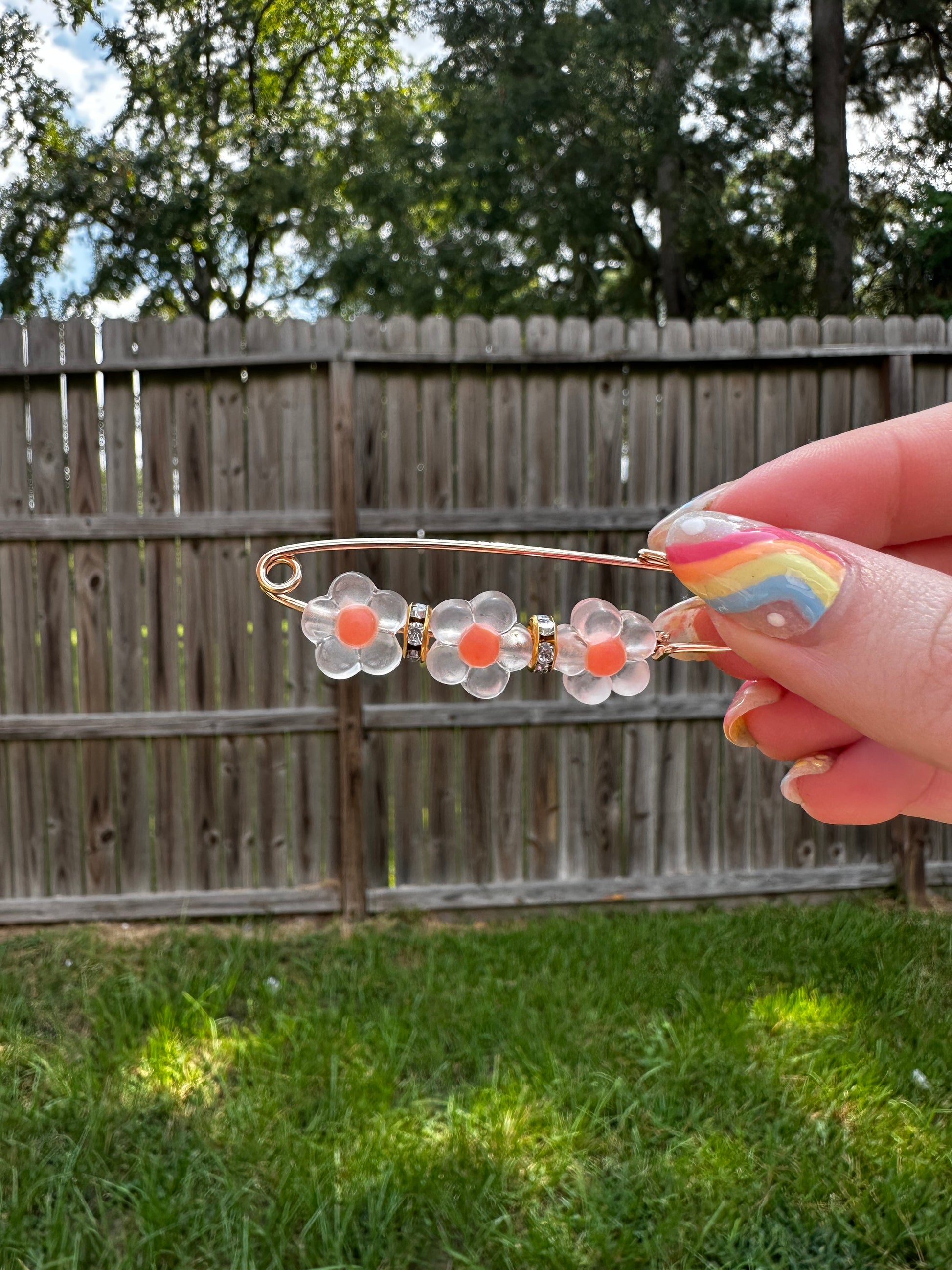 Hat Pins with Beads - Texas Transfers and Designs
