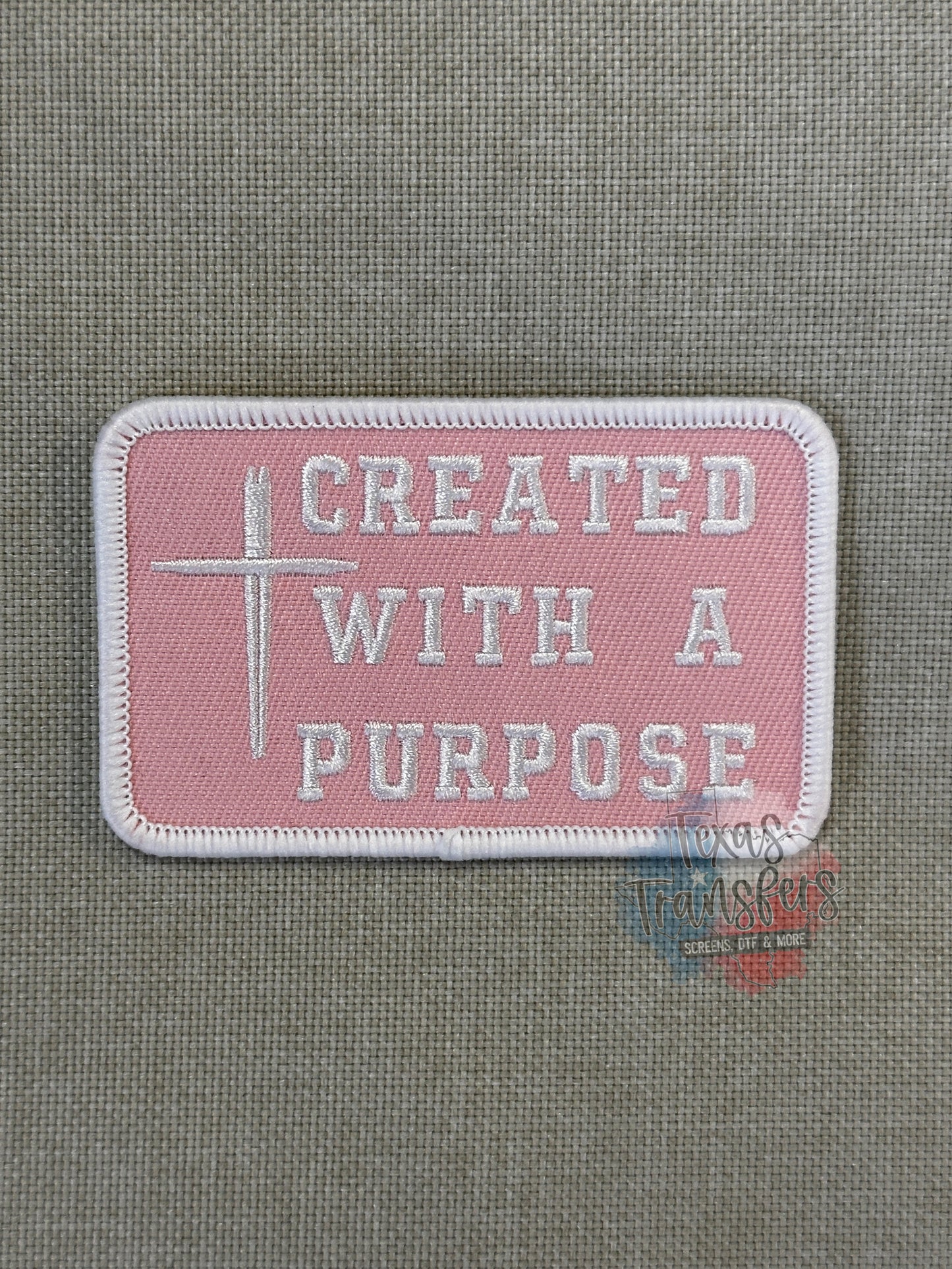 Created with a Purpose Iron-On PATCH