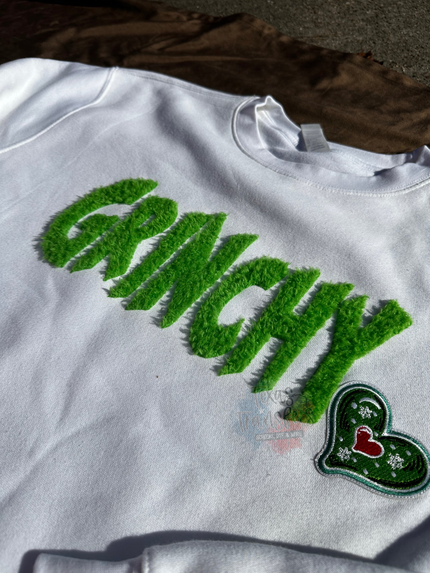 RESTOCKING 12/5 Fluffy Fuzzy XL Christmas Iron-On Patch (Multiple Options)