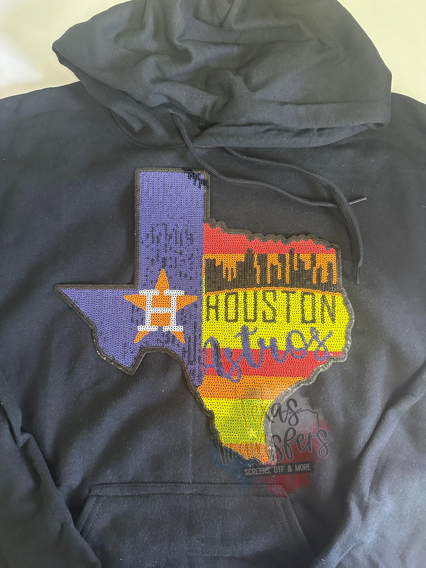 Astros Texas XL Iron-On Patch - Texas Transfers and Designs