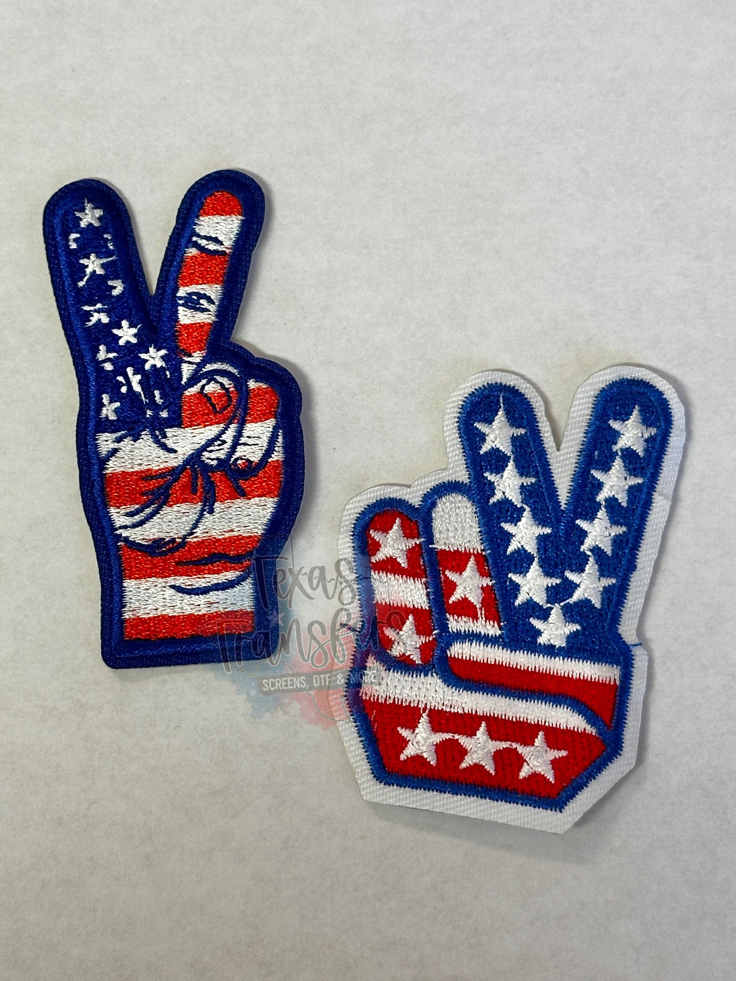 Peace America Iron-On PATCH *DISCONTINUED* - Texas Transfers and Designs