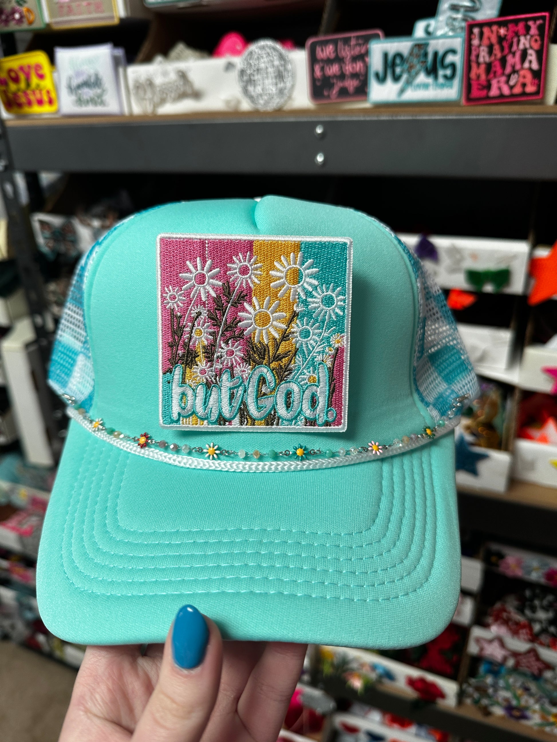 Daisy Gold Hat Chain - Texas Transfers and Designs