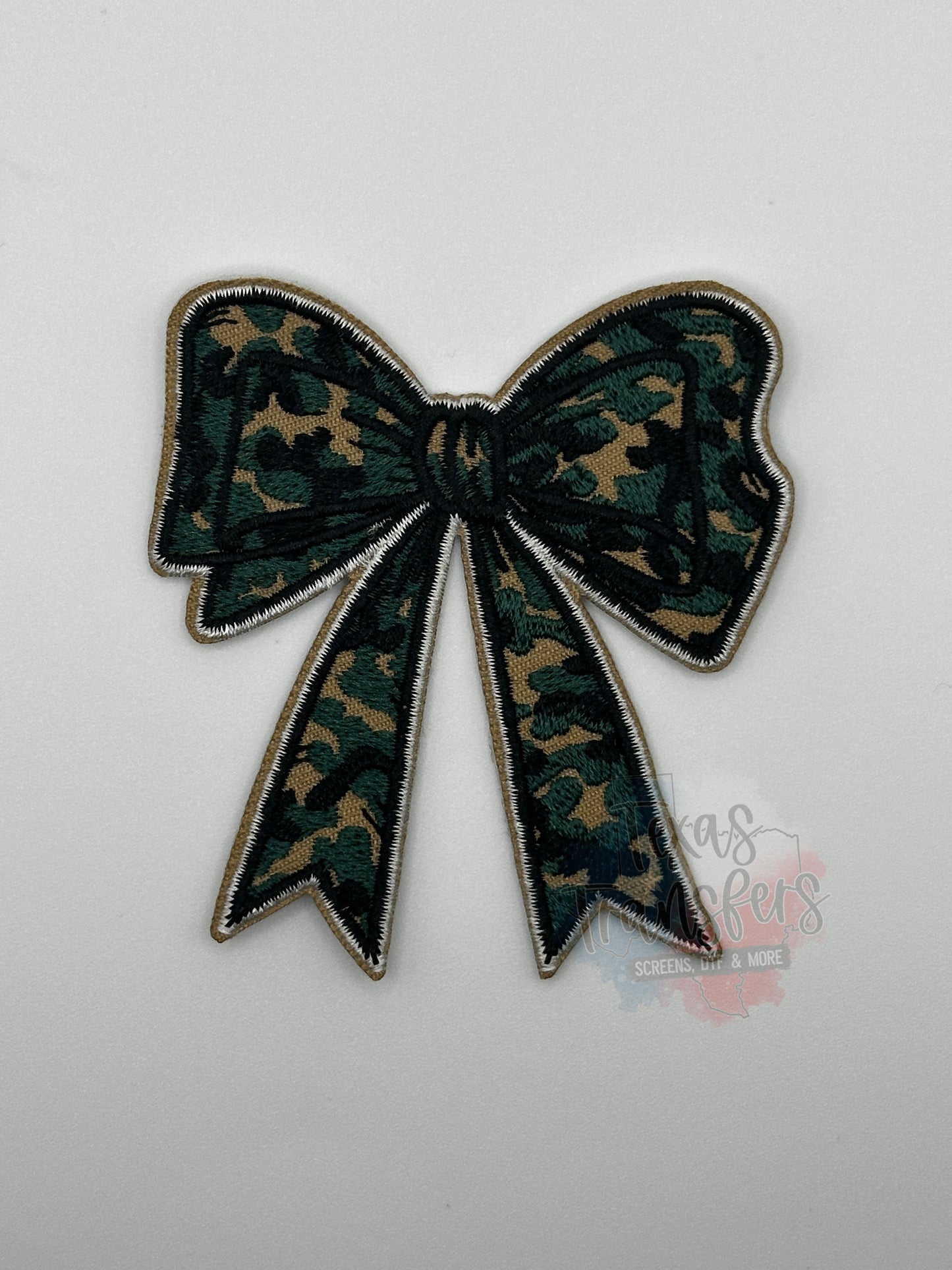 Hunting/Camo Bows Iron-On PATCH - Texas Transfers and Designs