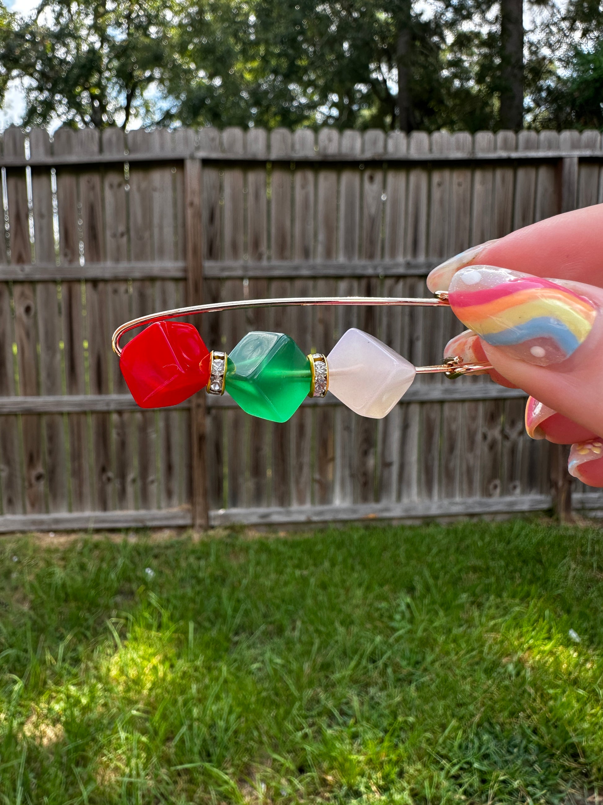 Hat Pins with Beads - Texas Transfers and Designs