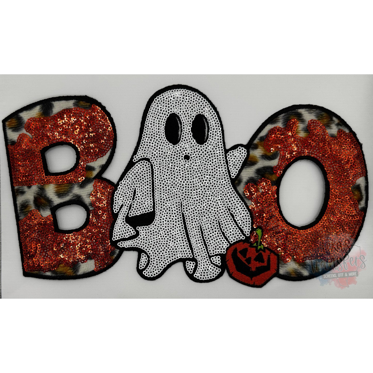 Boo Ghost XL Iron-On PATCH