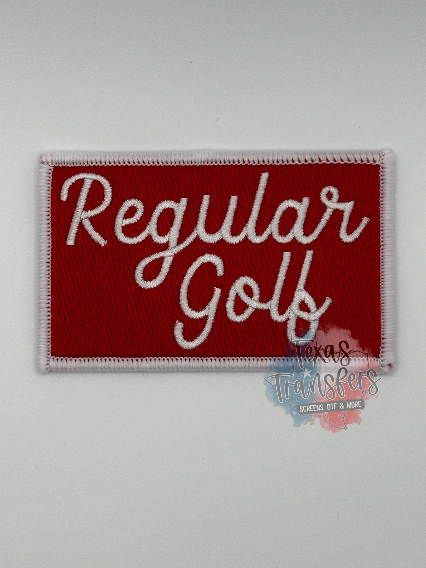 Regular Golf Iron-On PATCH - Texas Transfers and Designs